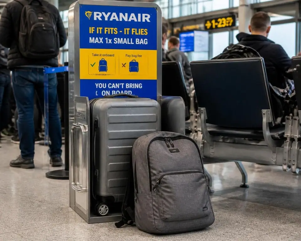 découvrez les dimensions et règles à respecter pour vos bagages ryanair en 2026 afin de voyager léger sans souci. préparez votre voyage avec nos conseils pratiques.
