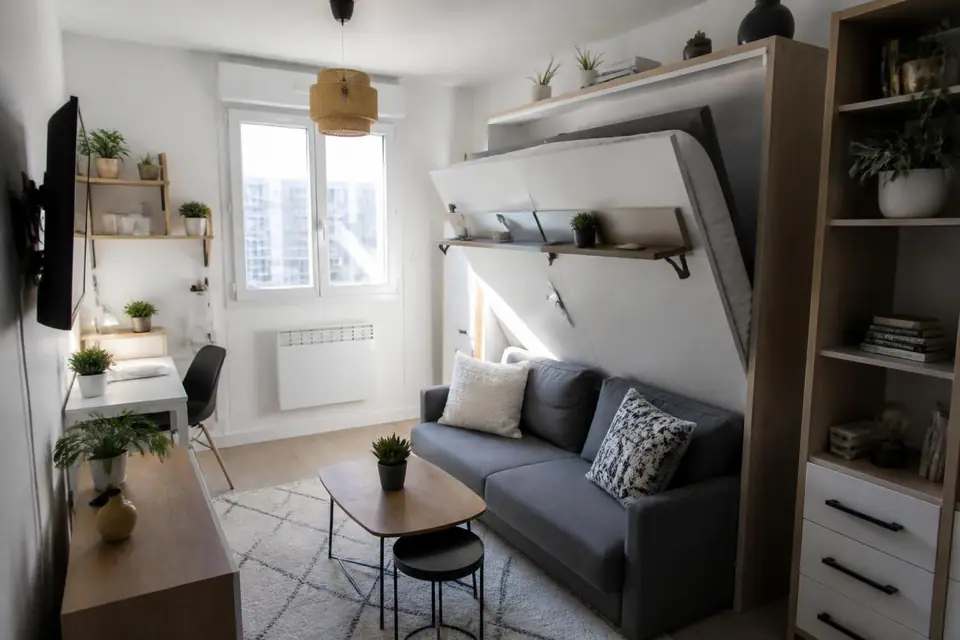 découvrez 10 meubles gain de place essentiels pour aménager un petit studio de manière fonctionnelle et esthétique, optimisant chaque mètre carré avec style.