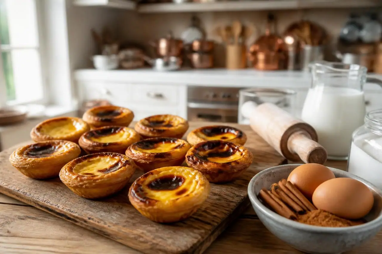 découvrez la recette authentique des pasteis de nata portugais avec nos secrets et astuces pour réussir ces délicieuses pâtisseries croustillantes et crémeuses à la maison.