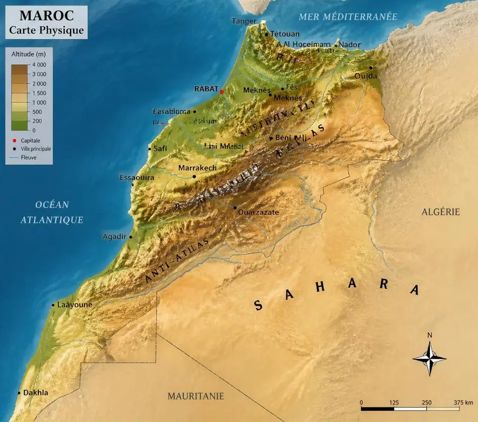 explorez la carte du maroc avec notre guide complet pour découvrir en détail les régions clés, leurs richesses culturelles, paysages et attractions incontournables.