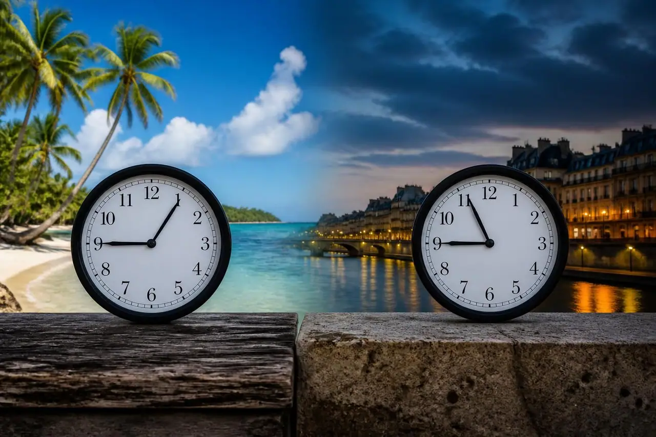 découvrez l'heure en martinique, comprenez le décalage horaire avec paris et son impact sur vos communications et déplacements.