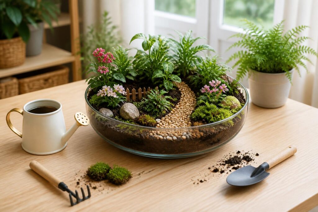 apprenez à créer facilement un jardin miniature chez vous grâce à nos conseils pratiques et astuces simples pour embellir votre intérieur.