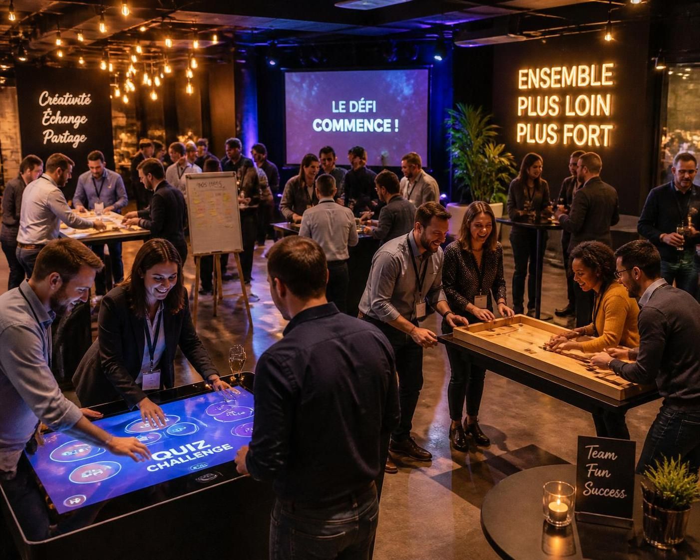 découvrez nos conseils pour animer votre soirée d'entreprise et créer une ambiance dynamique et mémorable qui marquera vos collaborateurs.