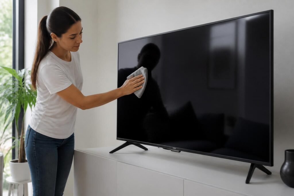 découvrez les méthodes efficaces et sécurisées pour nettoyer votre écran tv sans l'endommager, afin de préserver sa qualité d'image et sa durée de vie.