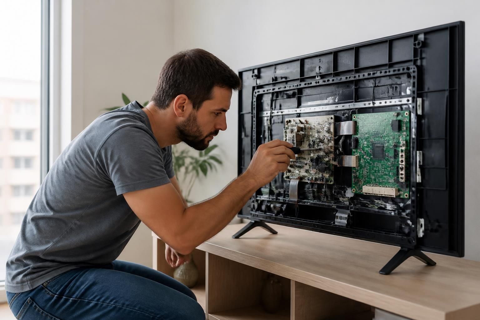 découvrez des astuces simples et efficaces pour réparer une télé dont l'image saute ou pixellise, et retrouvez une qualité d'affichage optimale en quelques étapes faciles.
