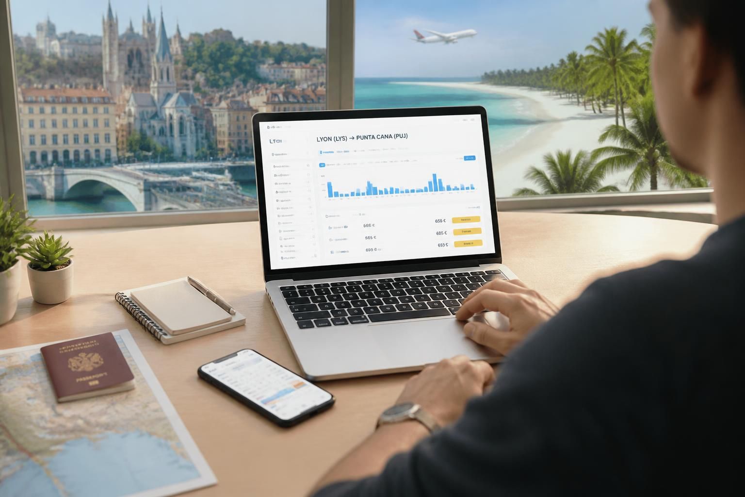 découvrez comment réserver un vol de lyon à punta cana au meilleur prix et bénéficiez des meilleures offres pour un voyage inoubliable.