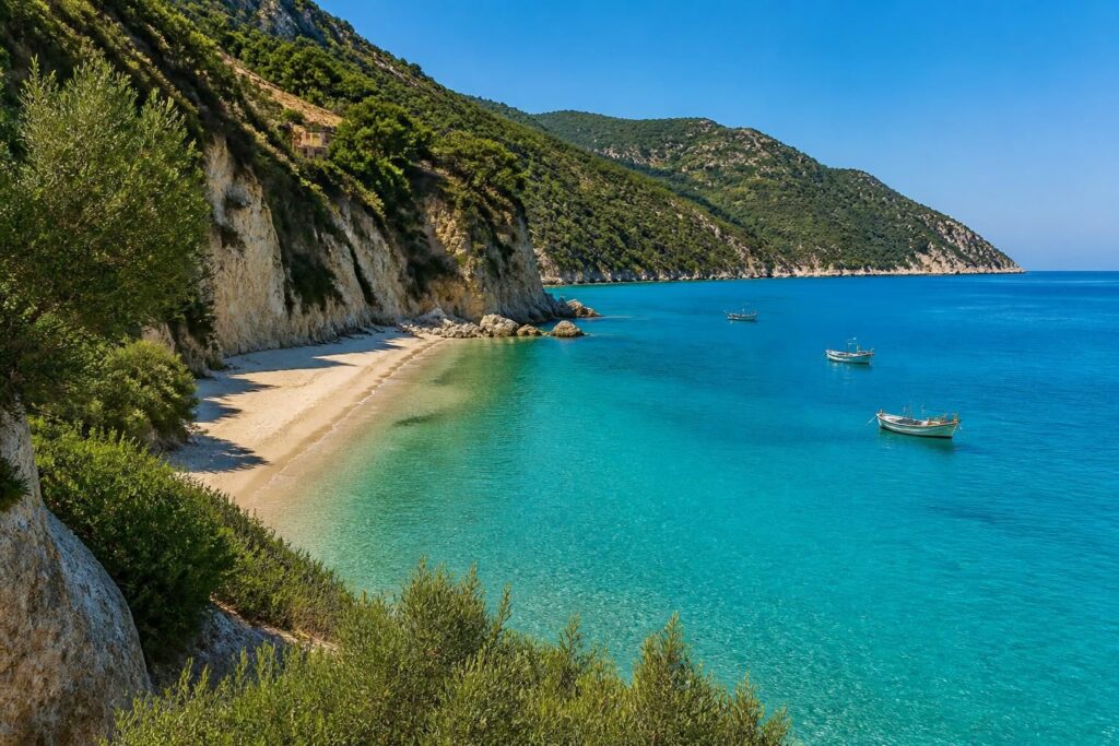 découvrez kefalonia avec notre guide complet pour un voyage inoubliable : plages paradisiaques, paysages magnifiques, culture locale et conseils pratiques.