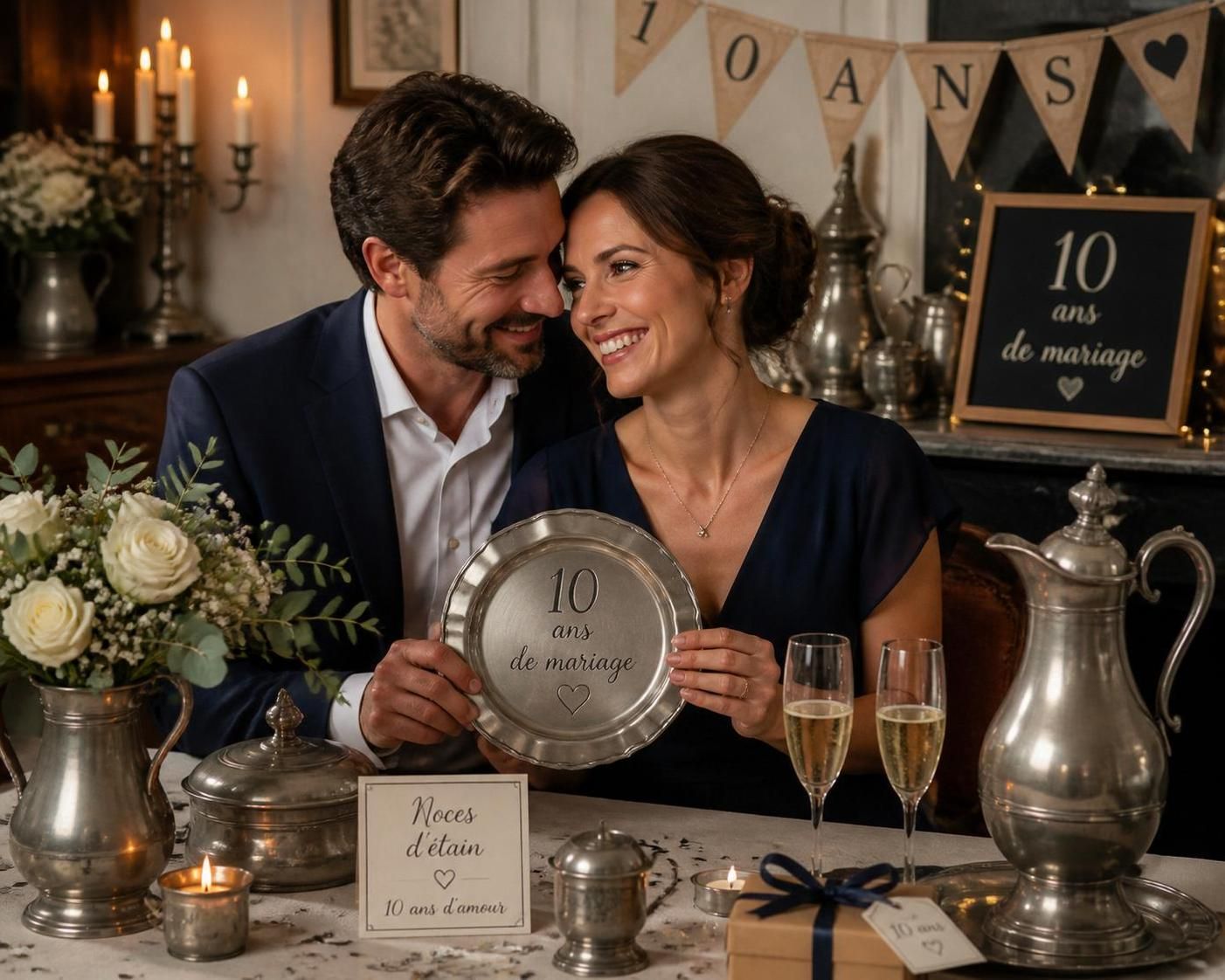 découvrez des idées de cadeaux uniques et originaux pour célébrer vos 10 ans de mariage avec amour et créativité.