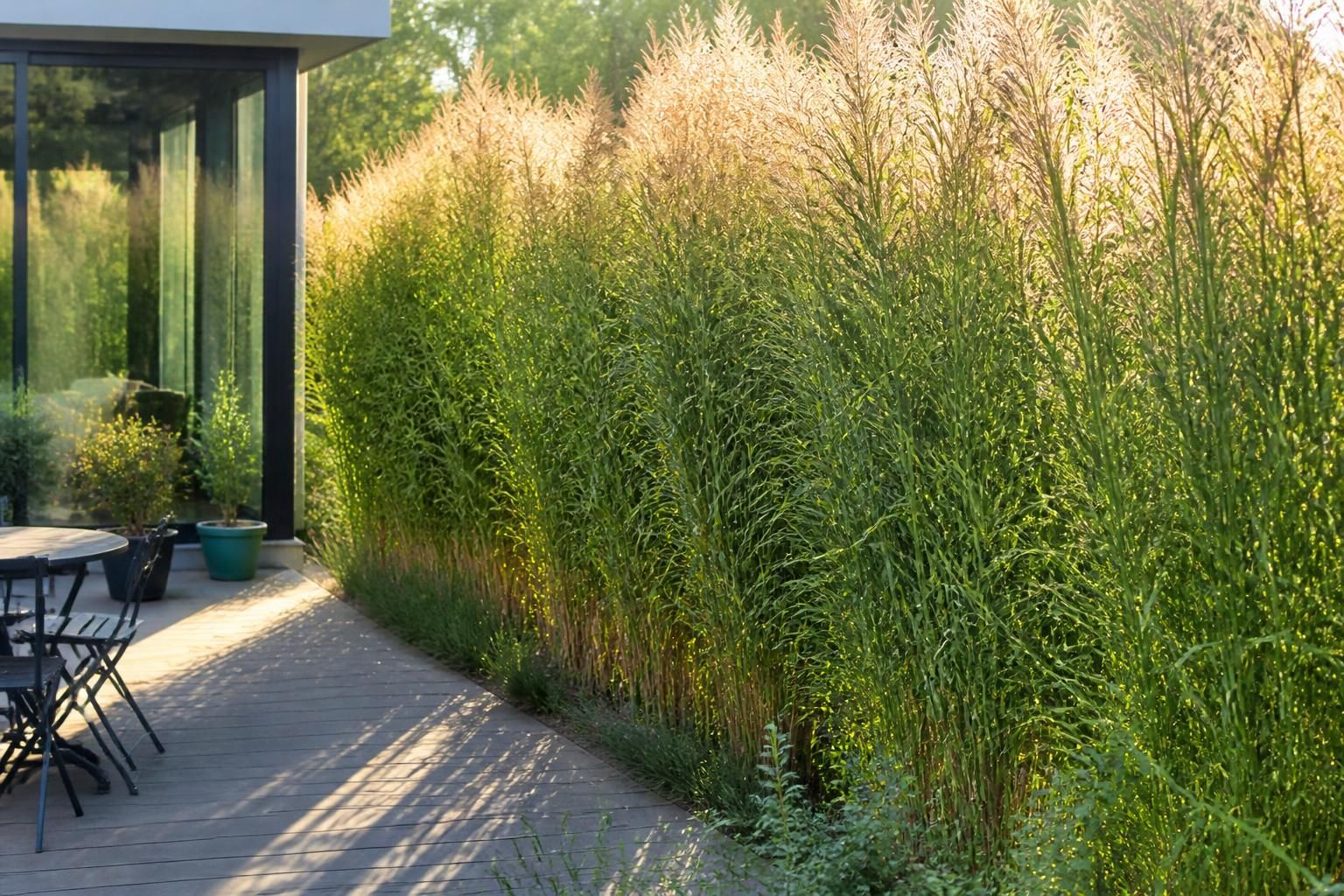 découvrez si le miscanthus est la haie brise-vue idéale pour votre jardin, grâce à ses avantages en termes d'esthétique, d'intimité et d'entretien facile.