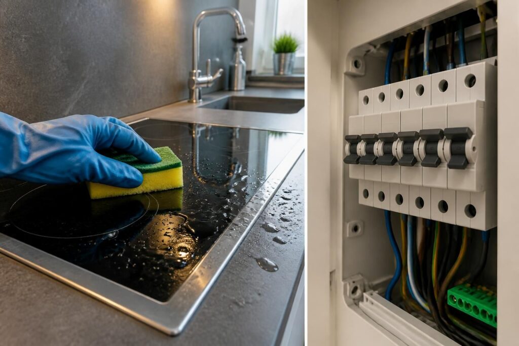 découvrez les raisons pour lesquelles votre plaque de cuisson disjoncte après le nettoyage et comment éviter ce problème électrique courant.