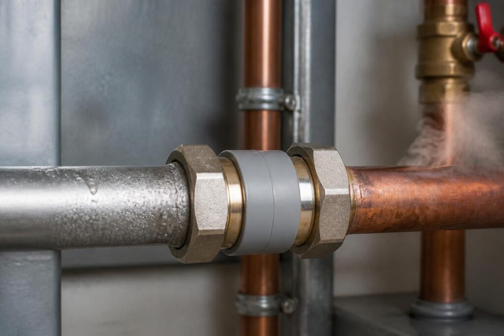 découvrez pourquoi et comment installer un raccord diélectrique sur les canalisations d'eau froide ou chaude pour assurer une protection optimale de votre plomberie.