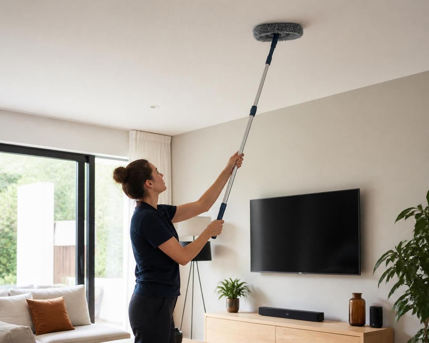 découvrez des techniques efficaces pour nettoyer votre plafond facilement et sans effort excessif, pour une maison propre et lumineuse.