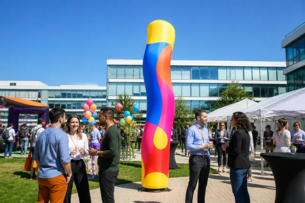 découvrez comment un totem gonflable peut transformer vos événements d'entreprise en véritables succès, en attirant l'attention et en dynamisant votre communication sur le terrain.