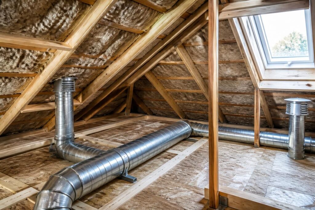 découvrez pourquoi la ventilation primaire dans les combles est essentielle et apprenez comment l’installer correctement pour assurer une bonne circulation de l'air et prévenir l'humidité.