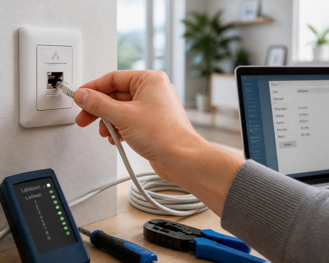 découvrez comment diagnostiquer et réparer facilement une prise rj45 murale qui ne fonctionne plus grâce à nos conseils pratiques et étapes simples.