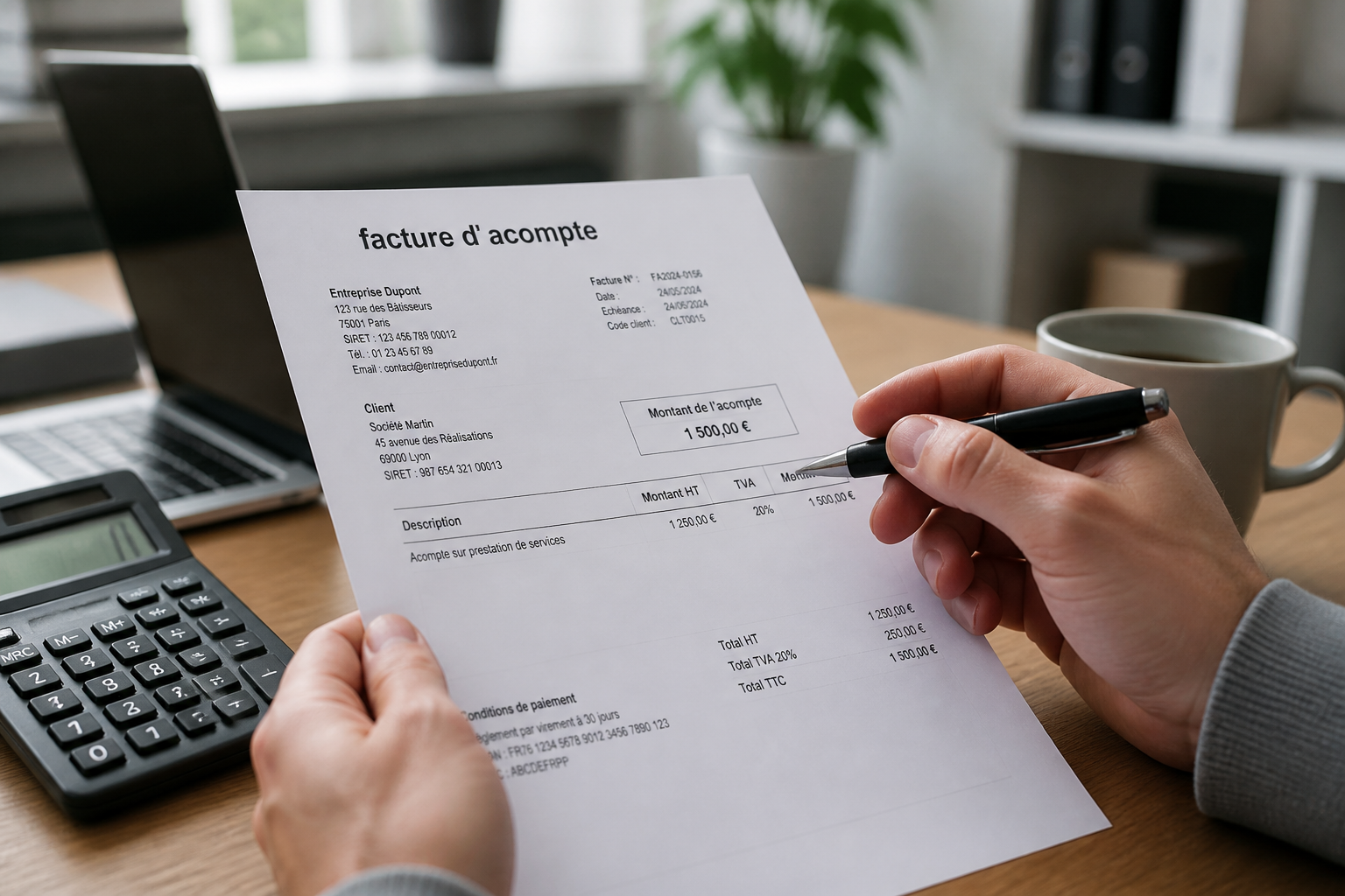 Acompte sur facture : les règles à connaître pour ne pas se tromper