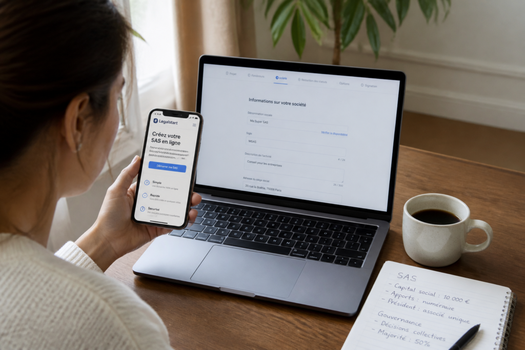 Créer votre SAS avec Legalstart : par où commencer ?