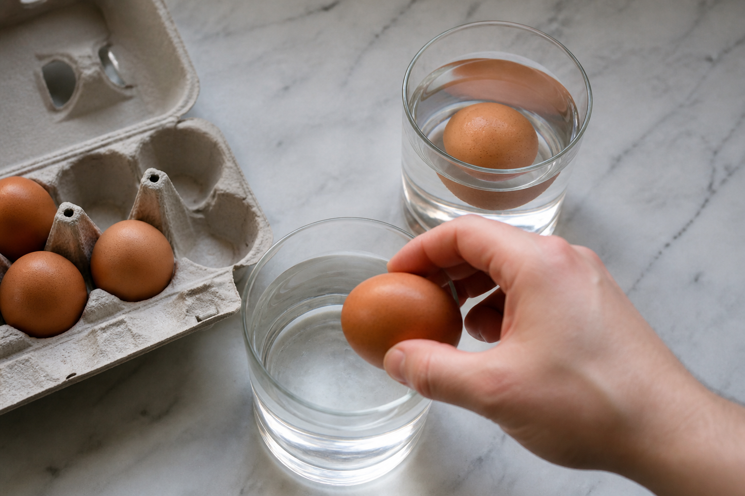 Œuf frais ou périmé ? Le test simple pour le savoir