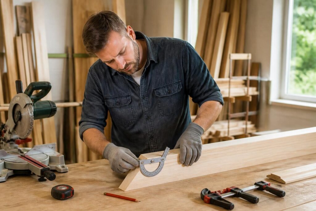 apprenez à mesurer et réaliser un angle de coupe précis pour des plinthes, afin d'assurer une finition parfaite lors de vos travaux de rénovation ou de décoration intérieure.