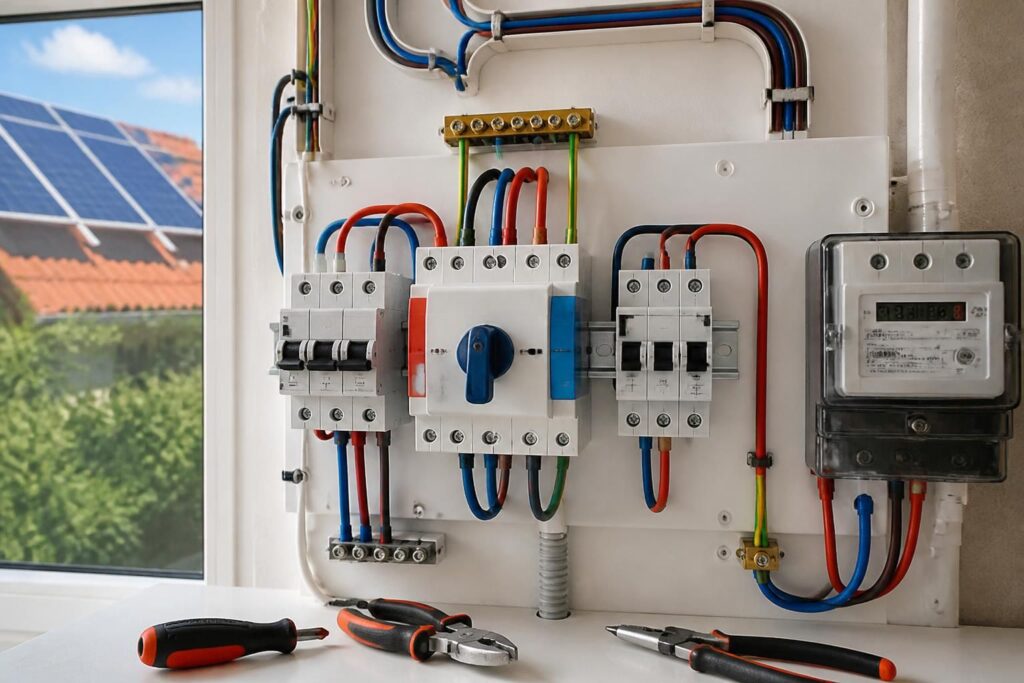 découvrez comment installer facilement un commutateur automatique de source solaire et edf 230v pour optimiser votre alimentation électrique de manière simple et efficace.