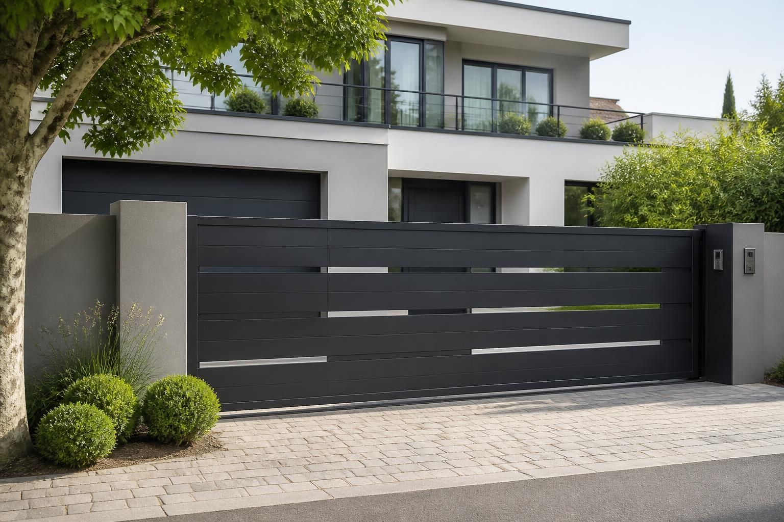 découvrez comment choisir le design idéal de portail coulissant en aluminium pour sublimer l'entrée de votre maison alliant esthétisme et fonctionnalité.