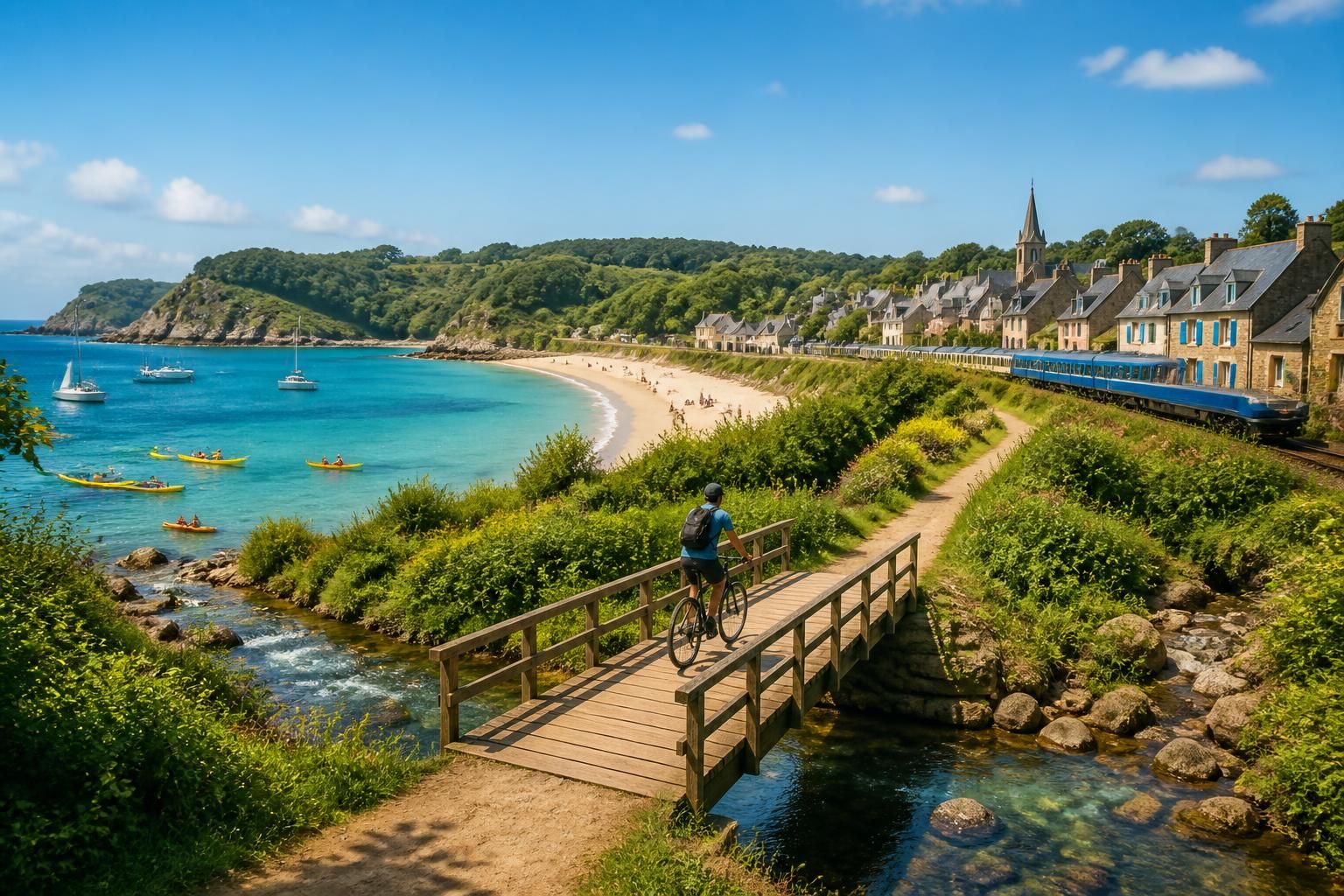 découvrez le top 10 des escapades estivales incontournables à explorer sans voiture ou presque, pour des vacances écoresponsables et pleines de découvertes.