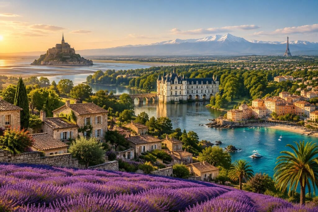 découvrez 25 destinations incontournables en france : villes, villages et paysages à explorer pour préparer votre prochain voyage.